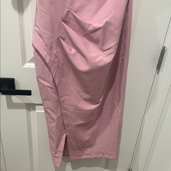 Astr One-Shoulder Pink Dress Size Medium - Picture 3 of 6